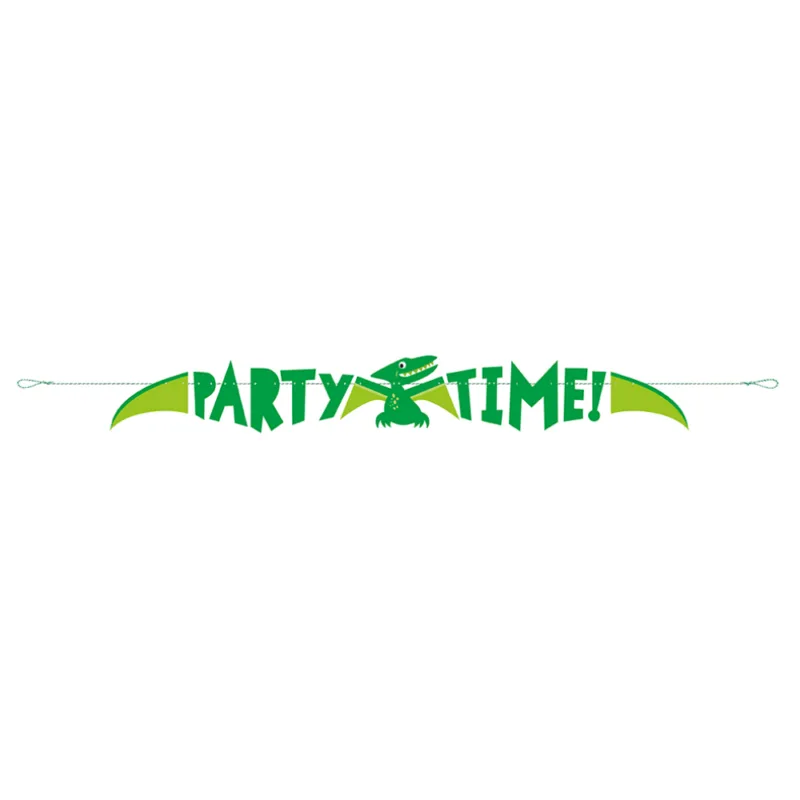 Blue/Green Dino Jointed Banner 5' Feet