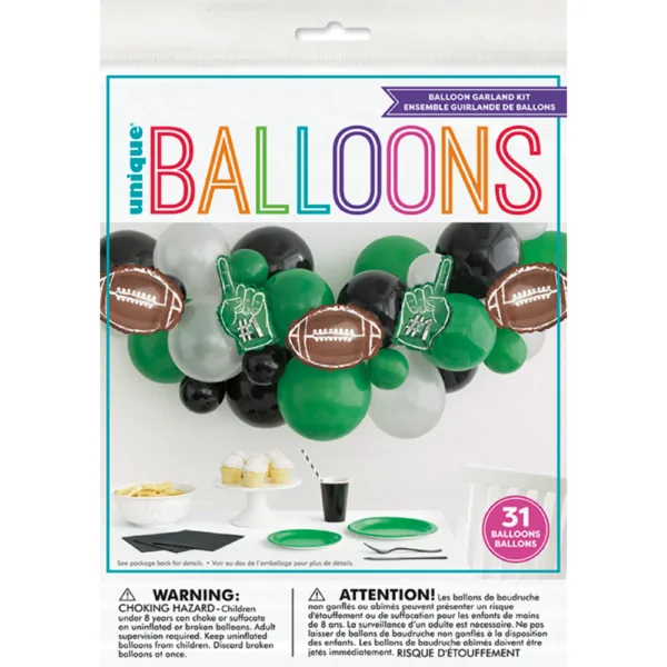 football balloon garland kit