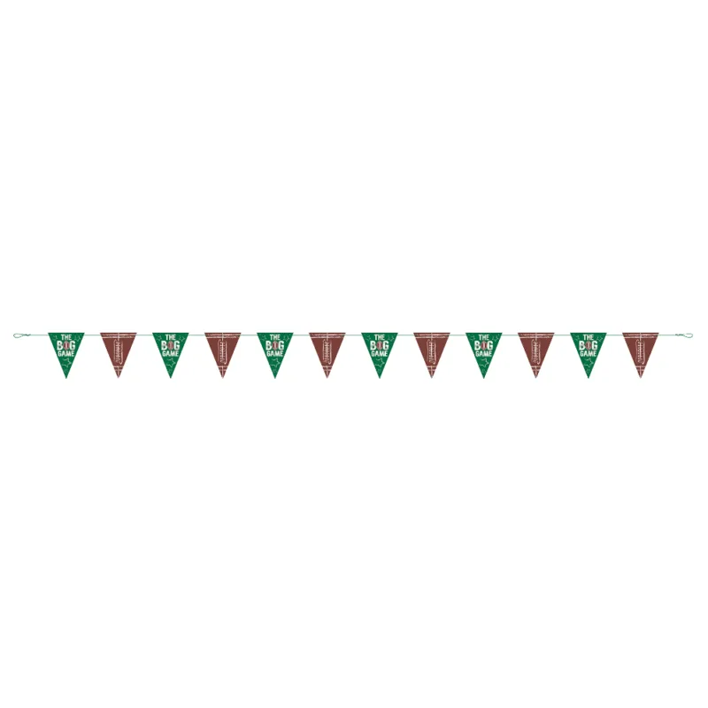 Football Pennant Banner 8.5' - Image 2