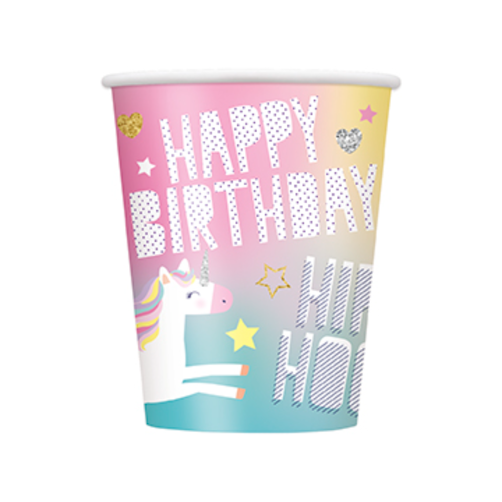 Hip Hip Hooray Paper Cups 8ct