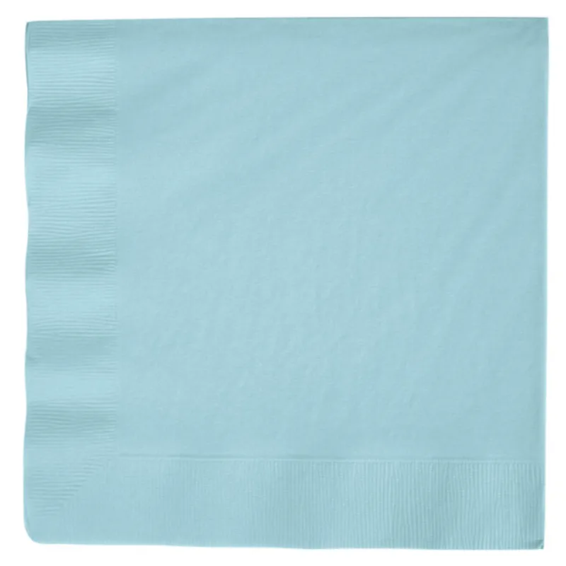 Pastel Blue Beverage Napkins 50ct