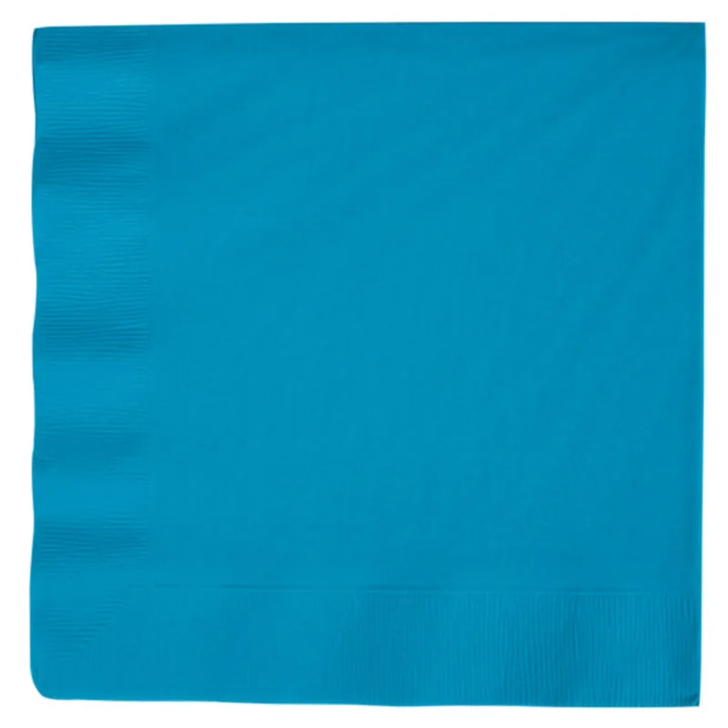 Turquoise Blue Beverage Napkins 50ct