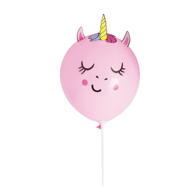 Unicorn Balloon Decoration Kit 4ct - Image 4