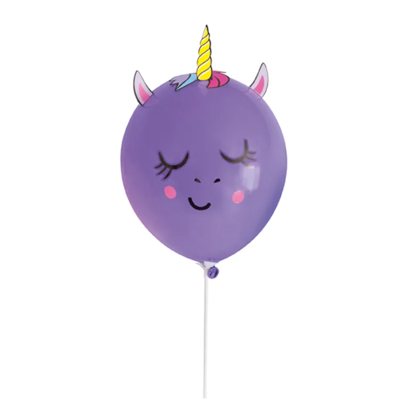 Unicorn Balloon Decoration Kit 4ct - Image 3