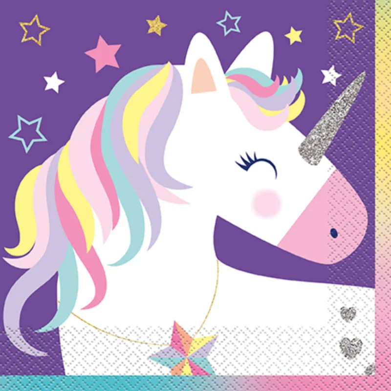 Unicorn Lunch Napkins 16ct