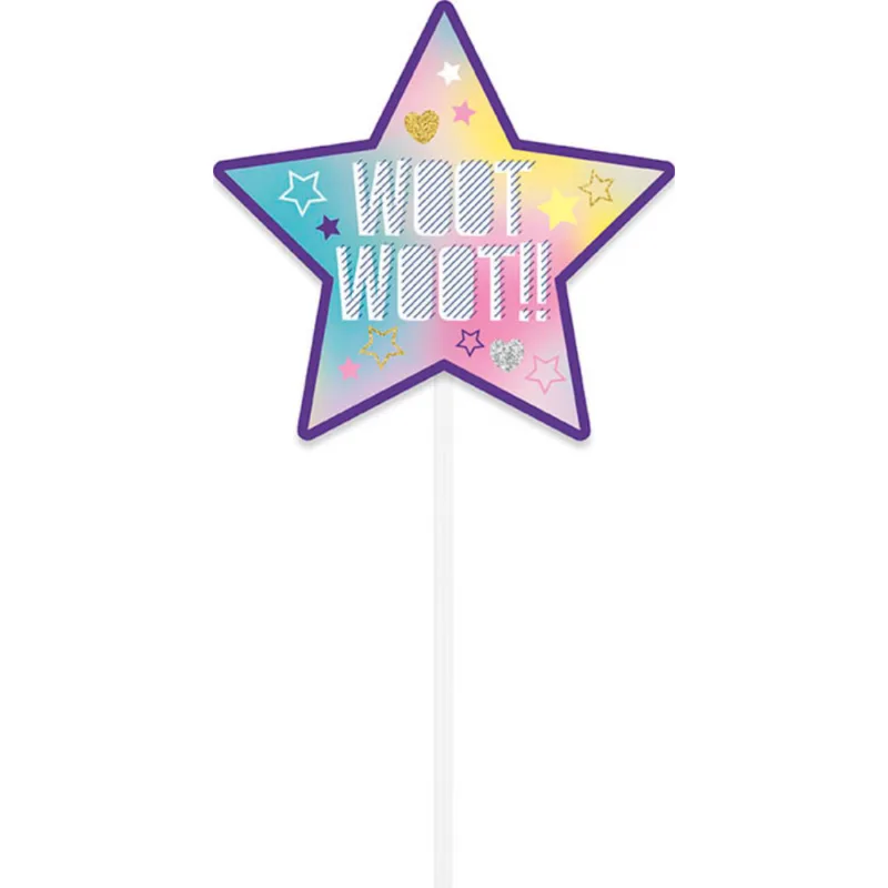 Hip Hip Hooray Unicorn Photo Props 10ct - Image 5