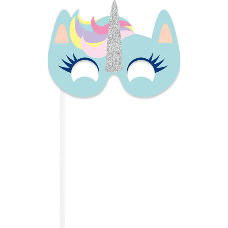 Hip Hip Hooray Unicorn Photo Props 10ct - Image 4