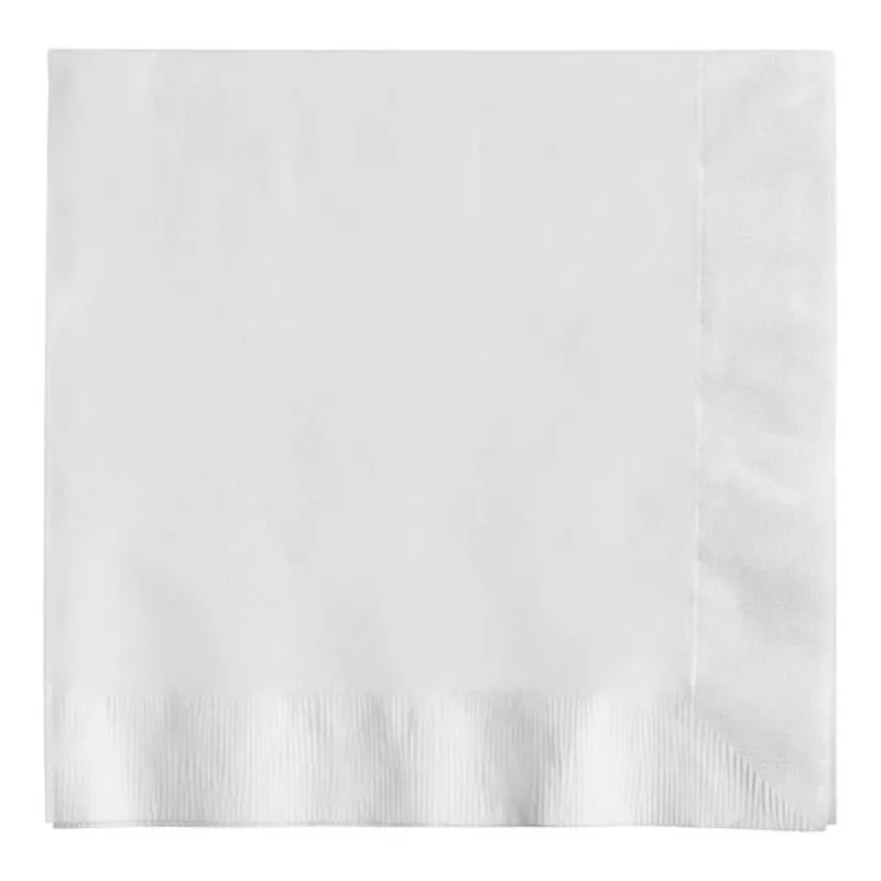 White Lunch Napkins 50ct