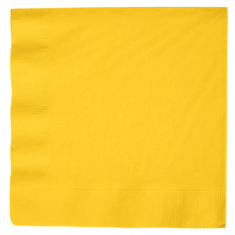 Yellow Lunch Napkins 50ct