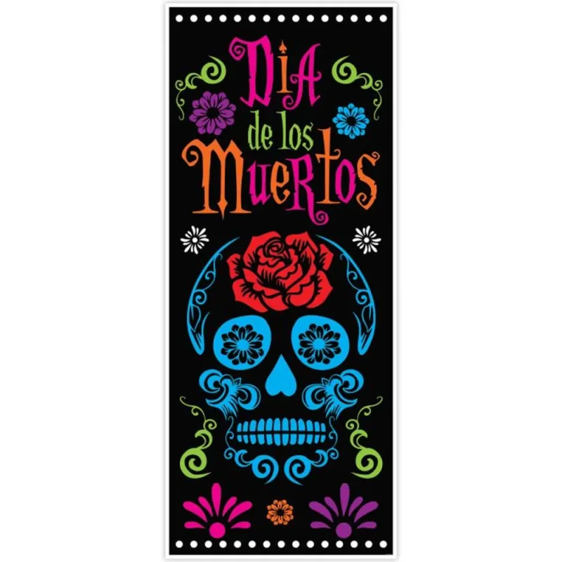 6' Day Of The Dead Door Cover
