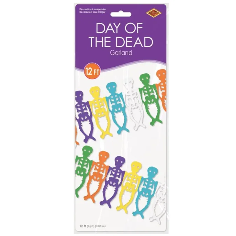 Day Of The Dead Skeleton Garland
