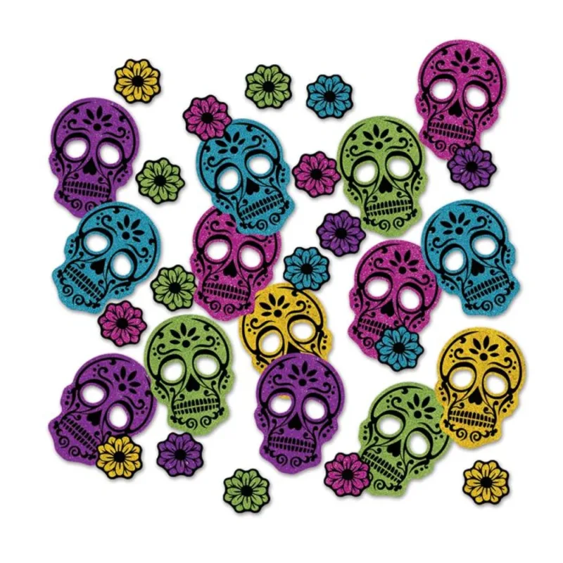 Day Of The Dead Sugar Skull Confetti - Image 2