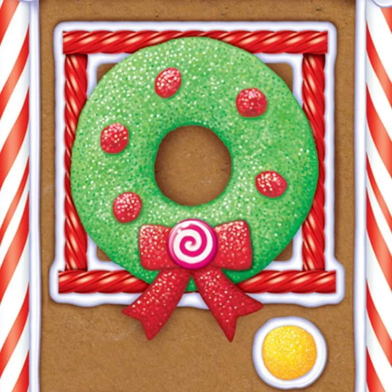 5' Gingerbread Door Cover - Image 2