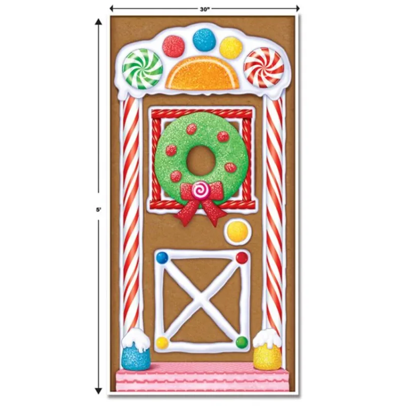 5' Gingerbread Door Cover - Image 3