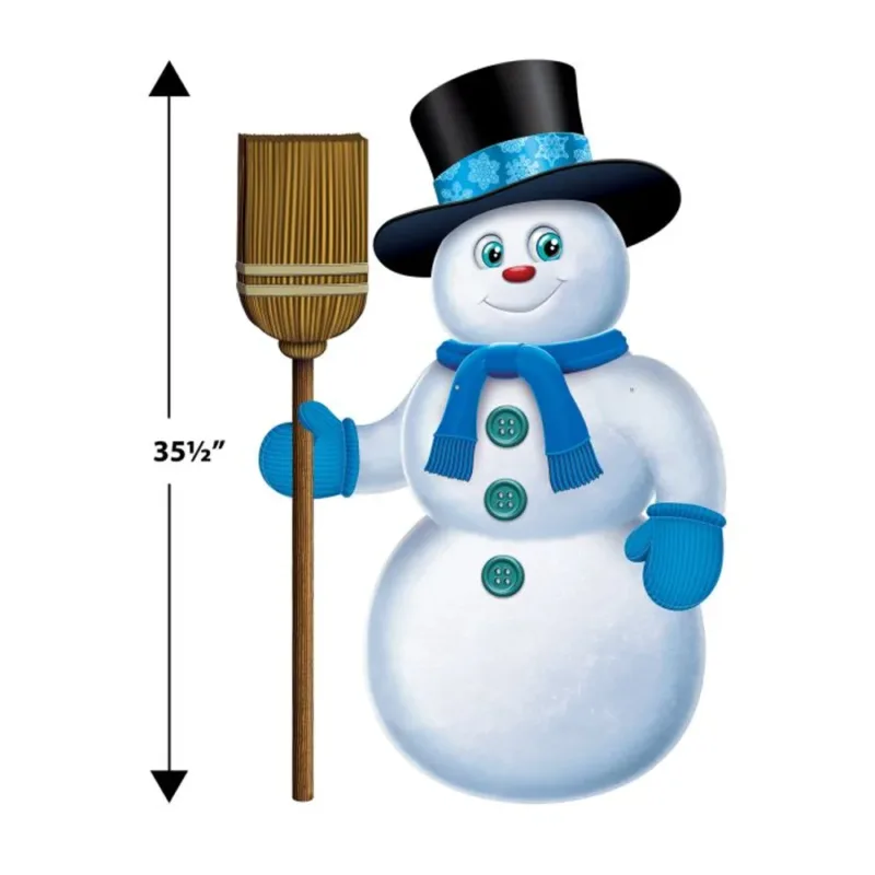 35" Snowman Jointed Cutout - Image 3