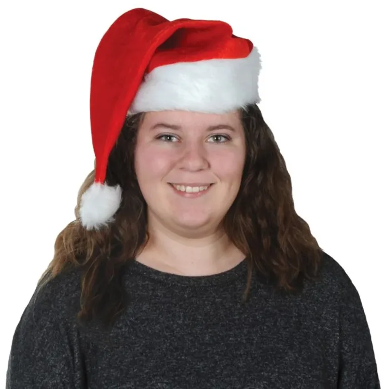 Velvet Santa Hat - Image 2