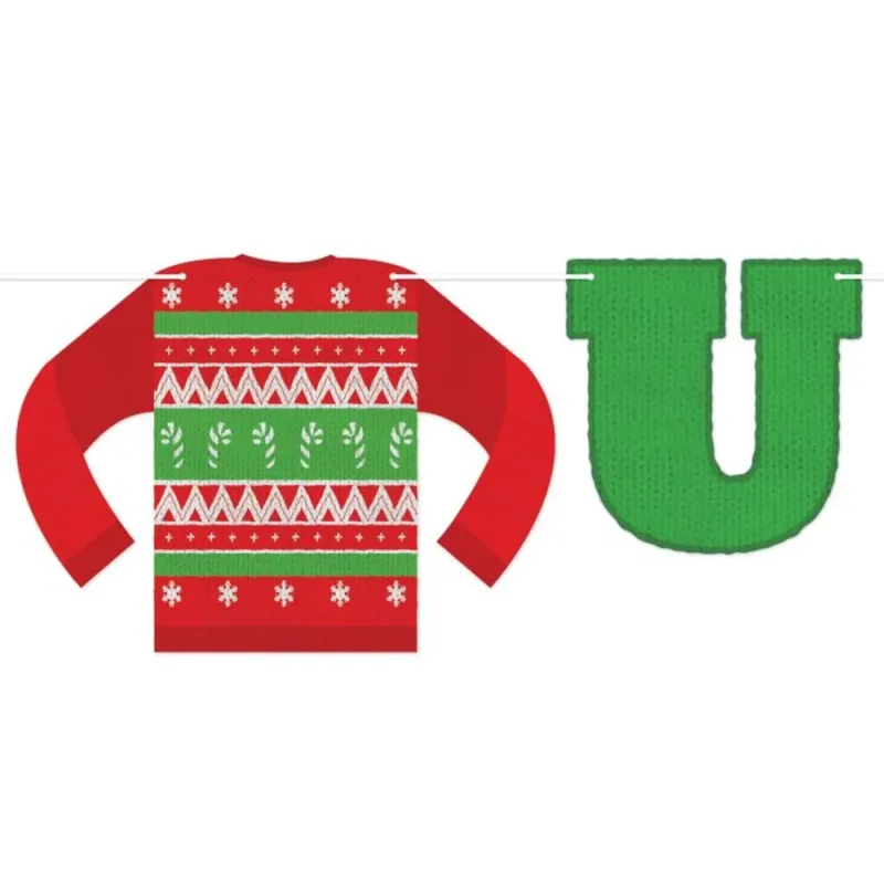 6' Ugly Sweater Banner - Image 2