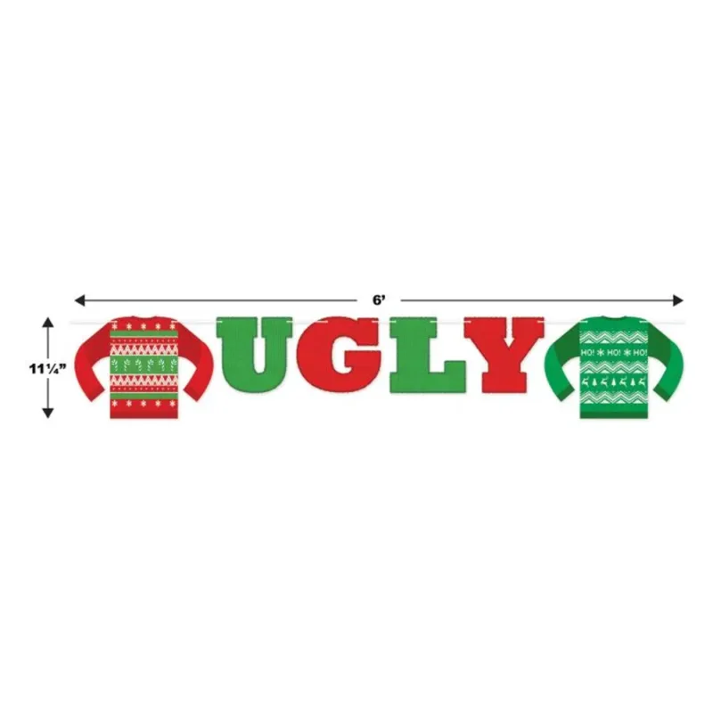 6' Ugly Sweater Banner - Image 3