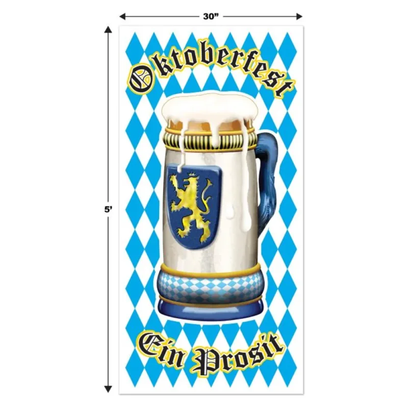5' Oktoberfest Door Cover - Image 2