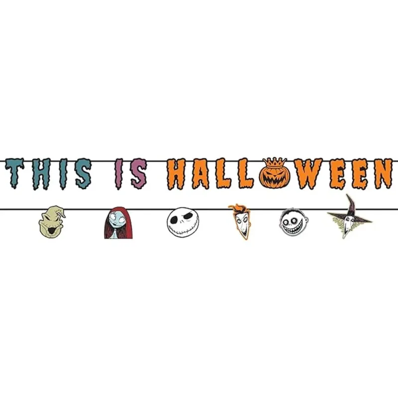 12' The Night Before Christmas "This Is Halloween" Felt Banner