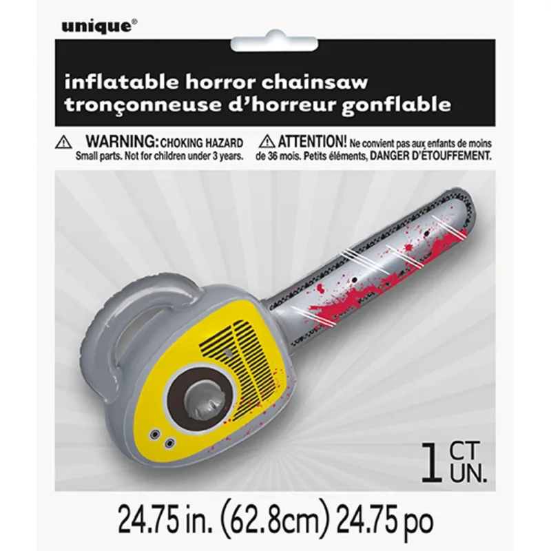 24.75" Inflatable Horror Chainsaw - Image 2