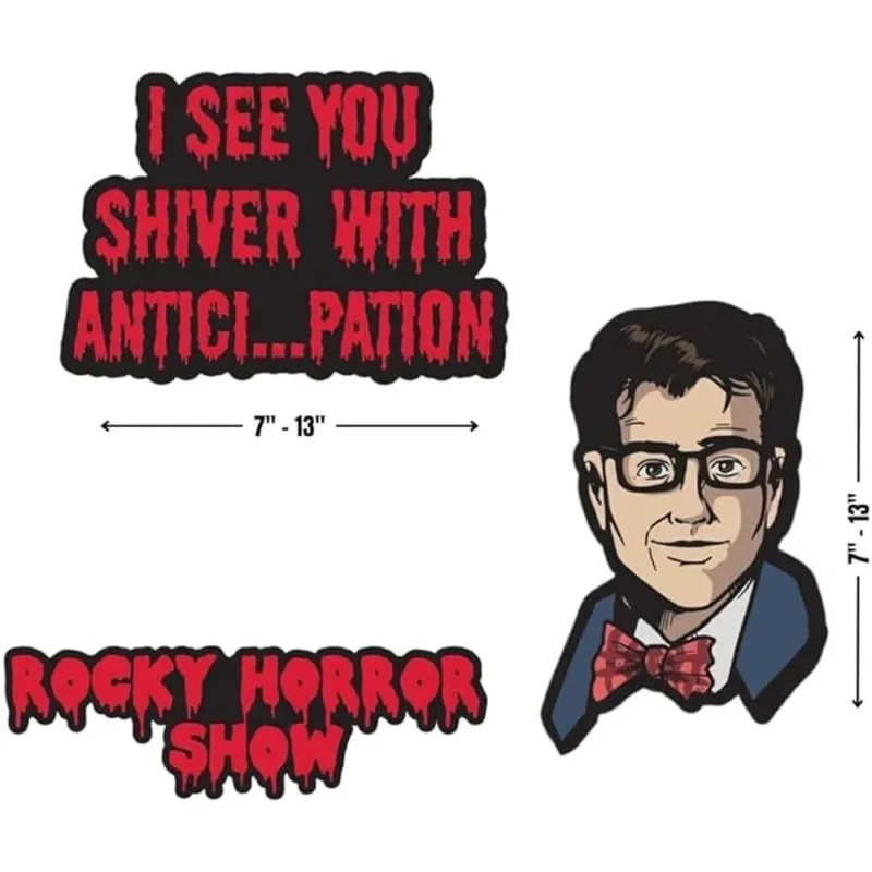 Rocky Horror Show Paper Cutouts 12ct - Image 2