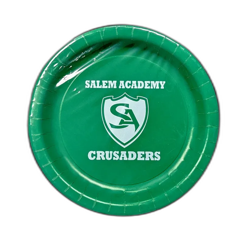 Salem Academy Crusaders 9" Plates 8ct