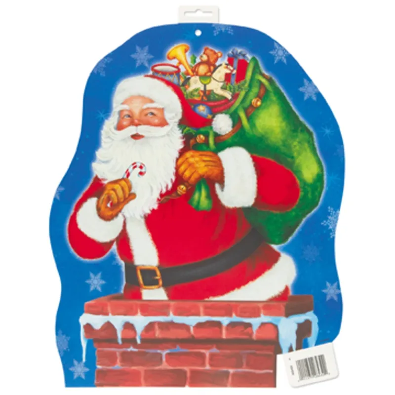 14" Santa Night Before Christmas Cutout