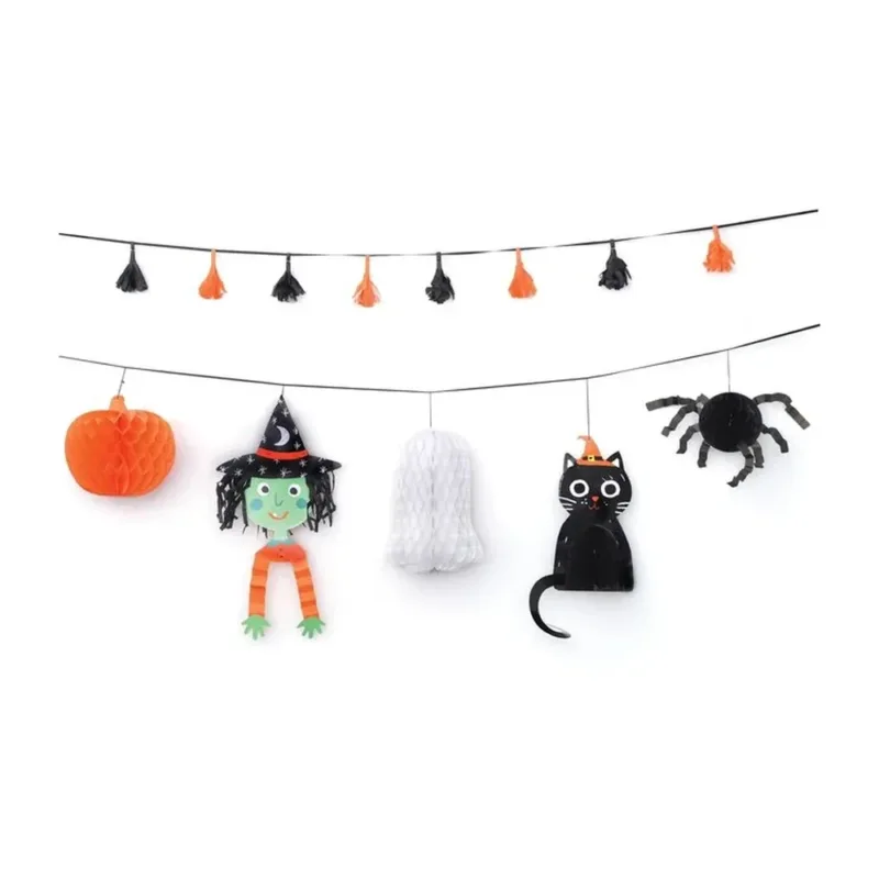2pc 6' Spooky Friends Banner