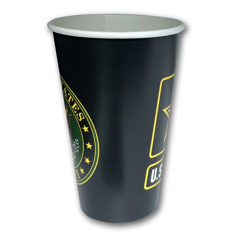Army Paper Cups 16oz 8ct - Image 3