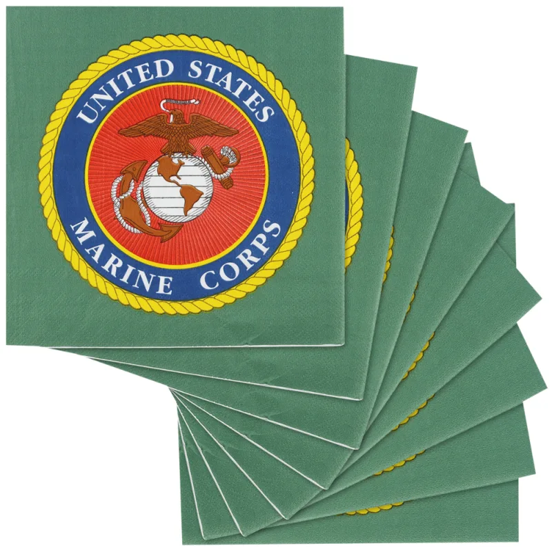 Navy Lunch Napkins 16ct - Image 2
