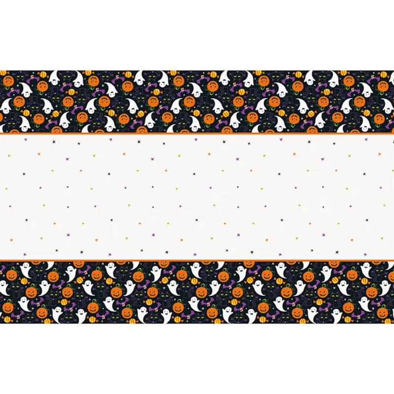 Cat/Pumpkin/Ghost Halloween Table Cover 54" x 84" - Image 2