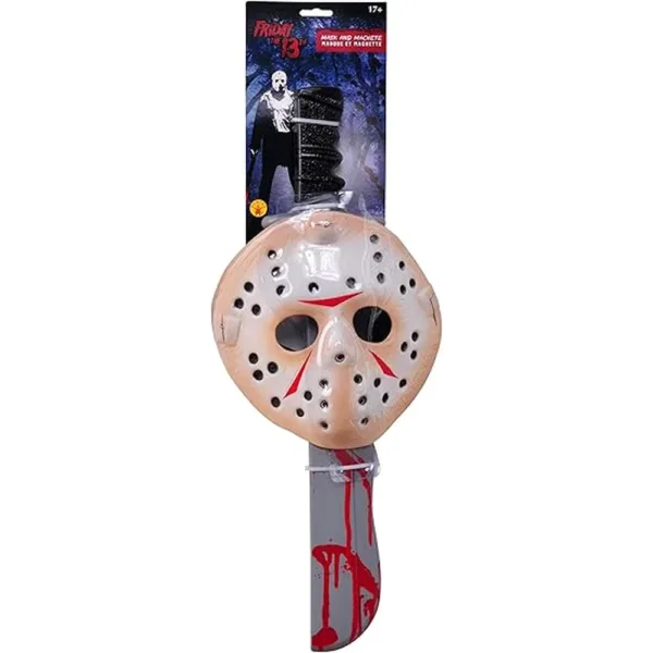 friday the 13 jason voorhees mask asnd machete 2