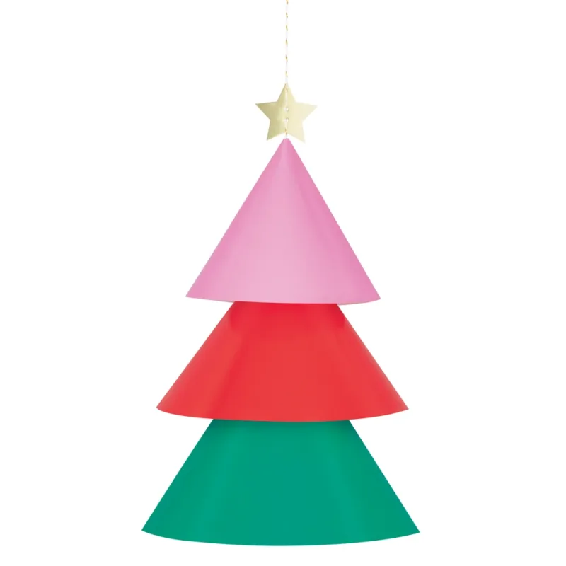 15" Vibrant Christmas Tree Chandelier
