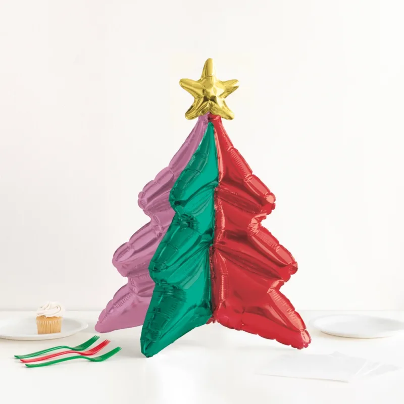 Vibrant Christmas Tree Centerpiece