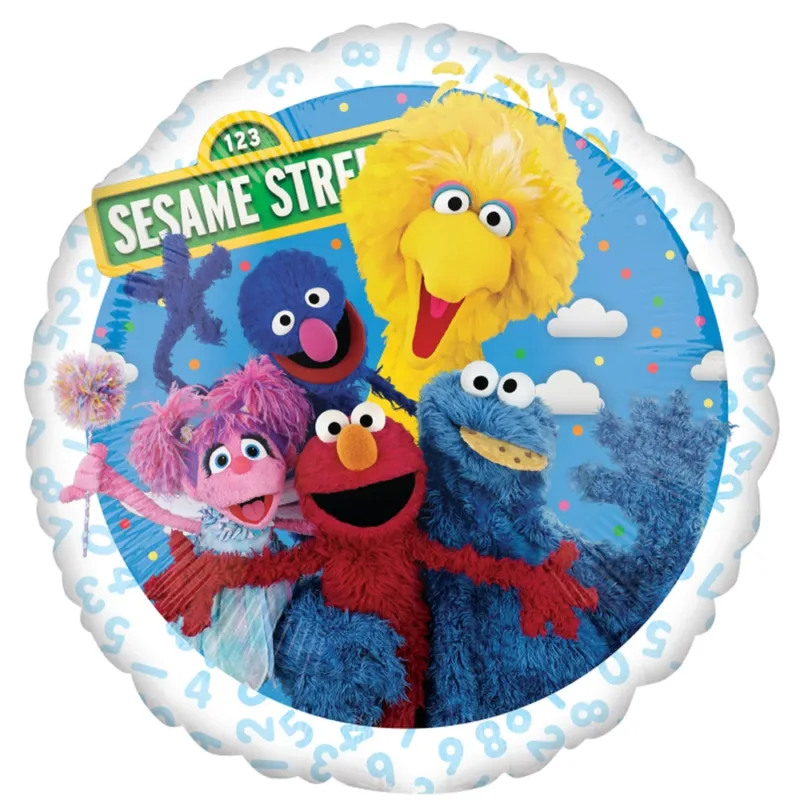 17" Sesame Street Gang Balloon