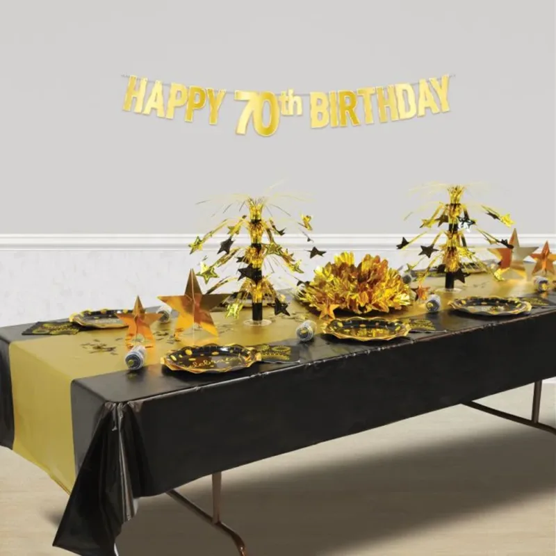 5' Happy 70th Birthday Streamer - Image 2
