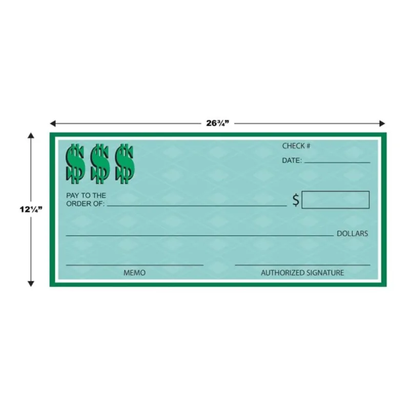 26" Big Winner's Check - Image 2