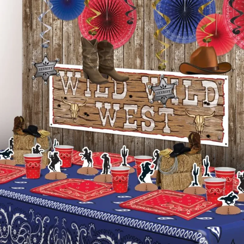 5' "Wild Wild West" Sign Banner - Image 2