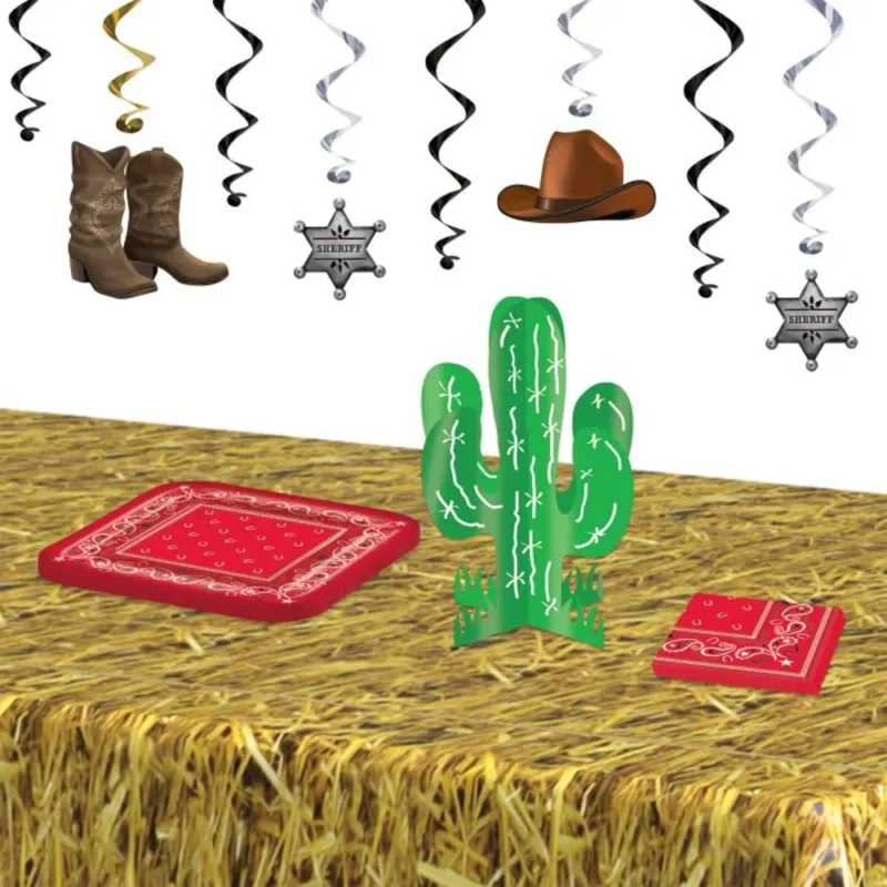 Red Bandana 9" Plates - Image 2