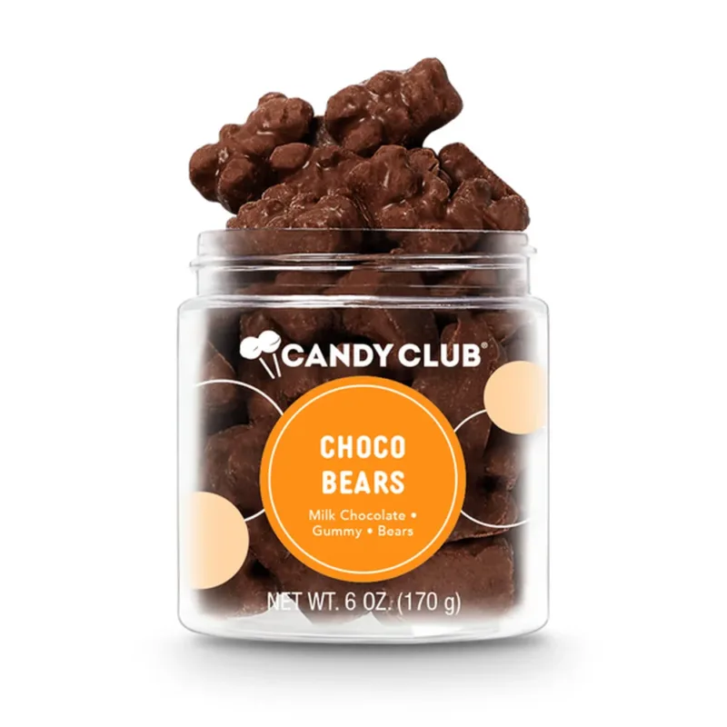 Candy Club 6oz Choco Bears