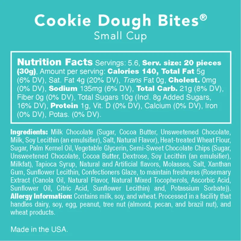 Candy Club 6oz Cookie Dough Bites - Image 4
