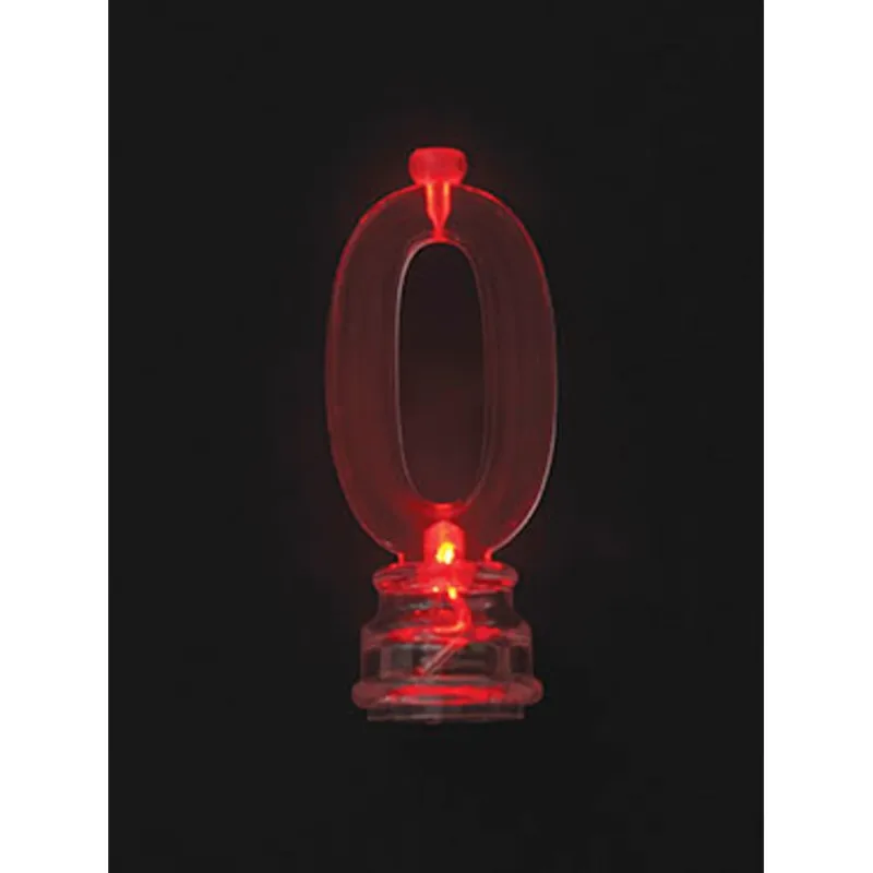 Multicolor Flashing #0 Candle - Image 2