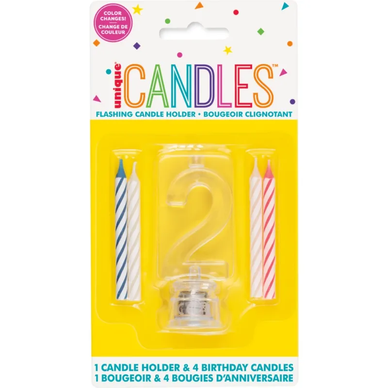 Multicolor Flashing #2 Candle