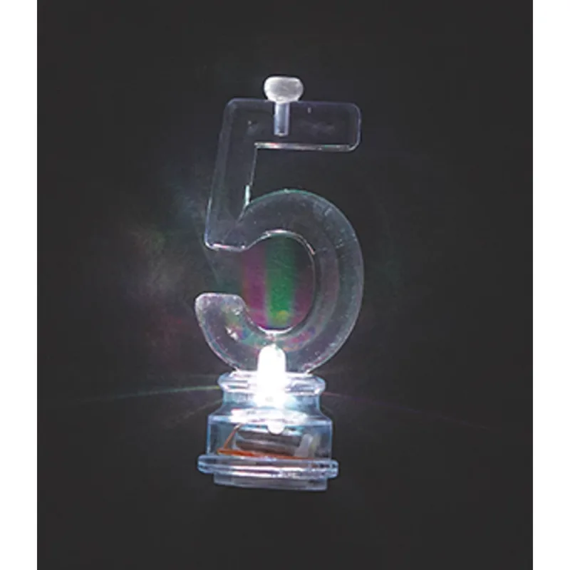 MulticolorFlashing #5 Candle - Image 4