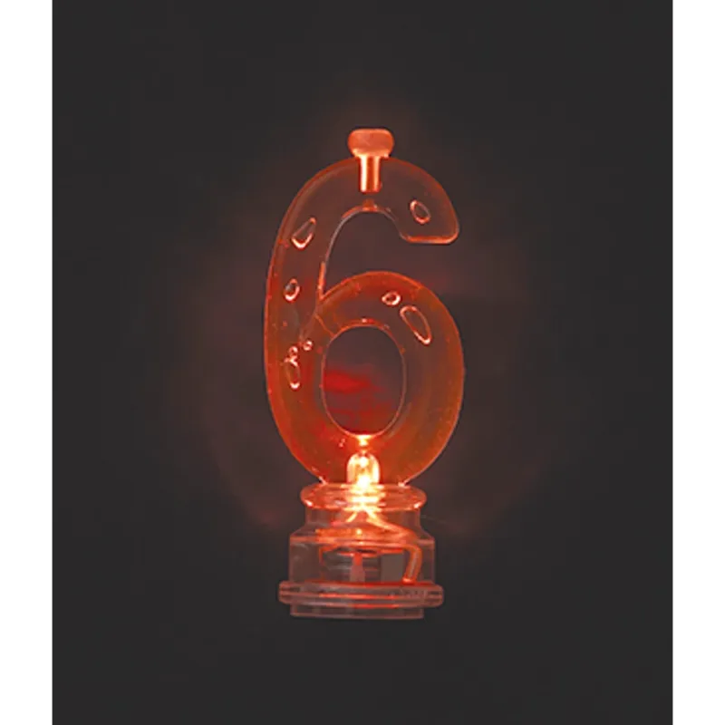 MulticolorFlashing #6 Candle - Image 6