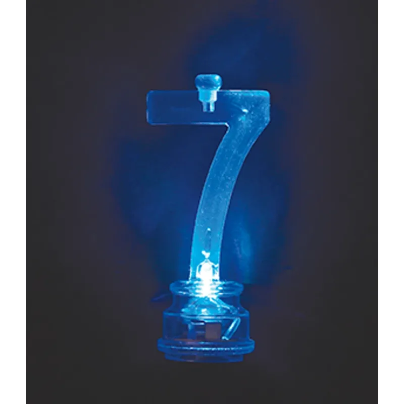 Multicolor Flashing #7 Candle - Image 5