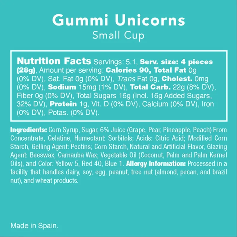 Candy Club 5oz Gummi Unicorn - Image 4