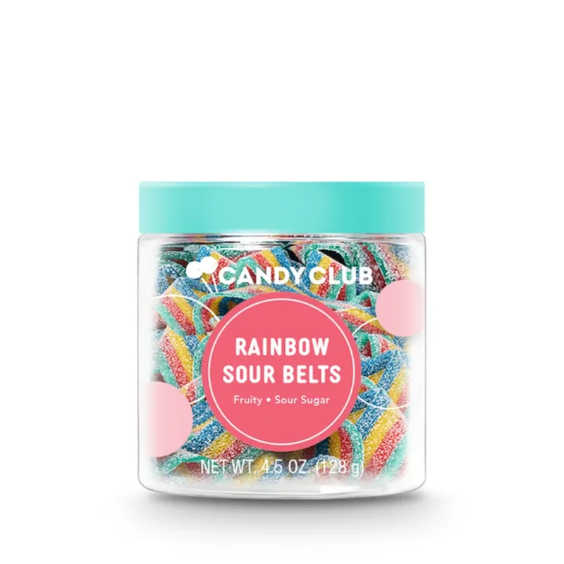 Candy Club 4.5oz Rainbow Sour Belts - Image 2
