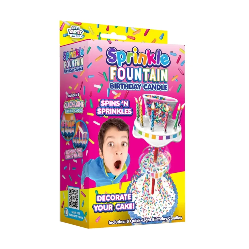 Sprinkle Fountain Birthday Candle - Image 4